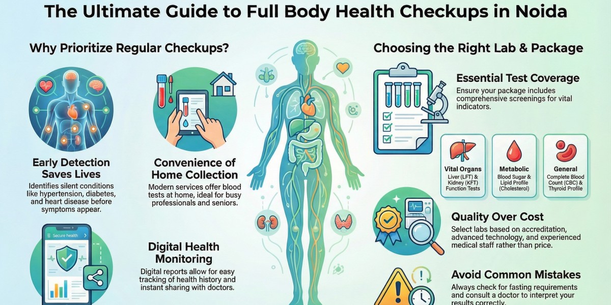 How Full Body Checkups and Online Blood Tests Are Transforming Healthcare in Noida Extension