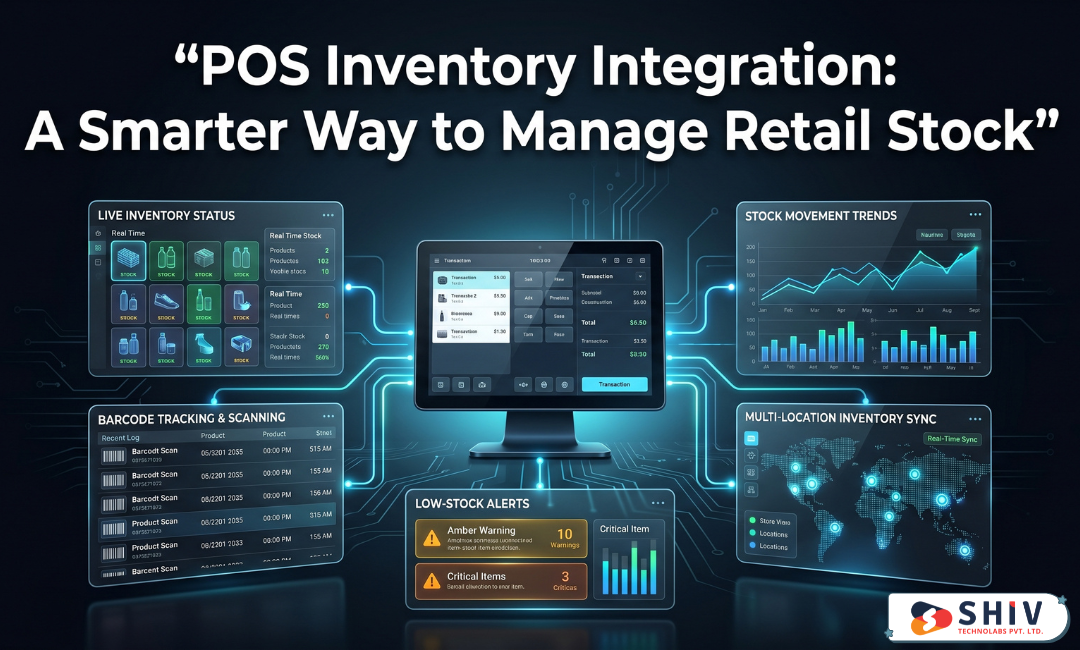 Odoo ERP for Retail: Automating POS, Inventory, CRM, and Sales Channels – #1 Mobile App Development Blogs by Shiv Technolabs