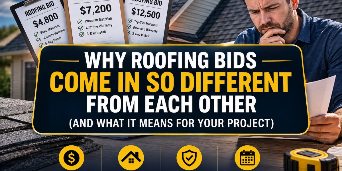 Why Roofing Bids Come in So Different From Each Other (And What It Means for Your Project)
