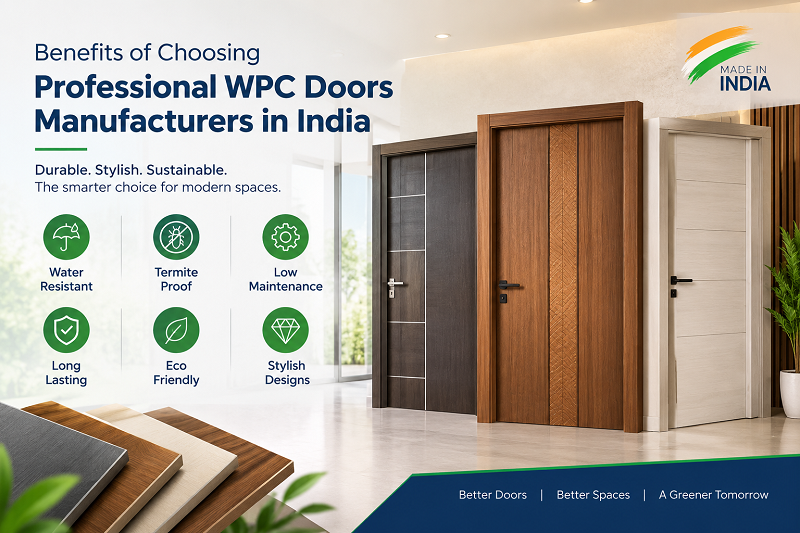 Benefits of Professional WPC Doors Manufacturers in India – Lirco