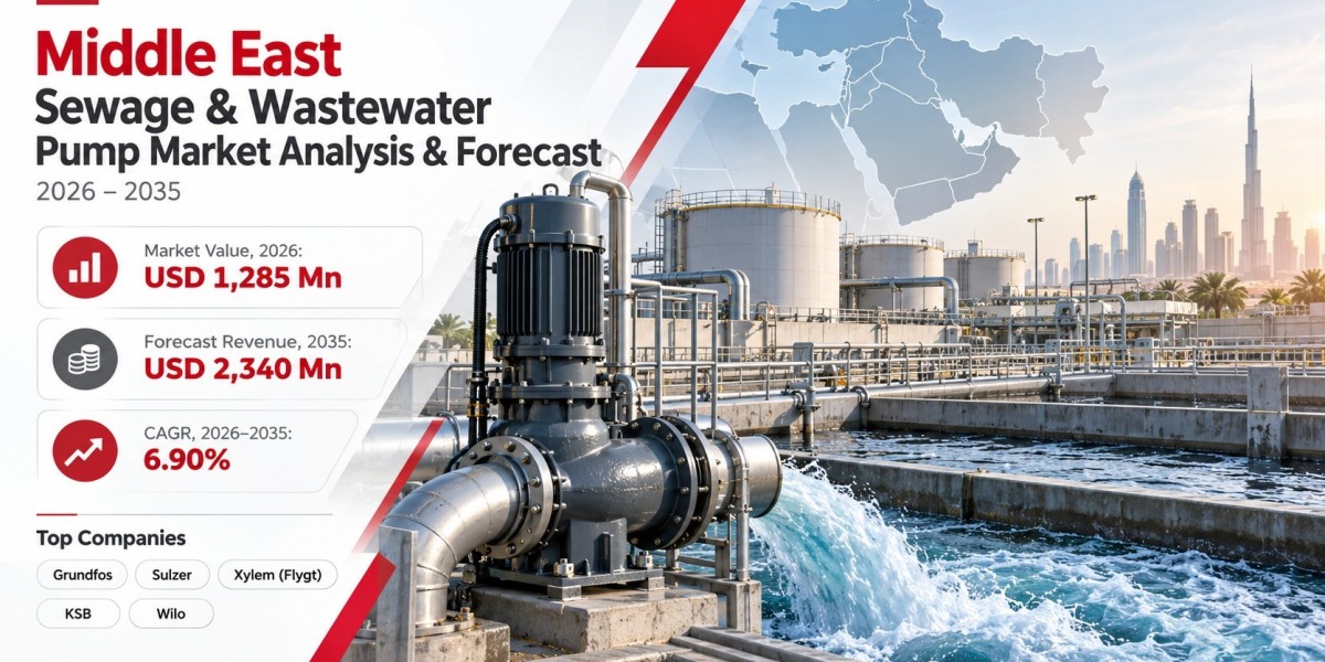 Wastewater Infrastructure Investments Strengthen the Middle East Sewage Pump Market Outlook