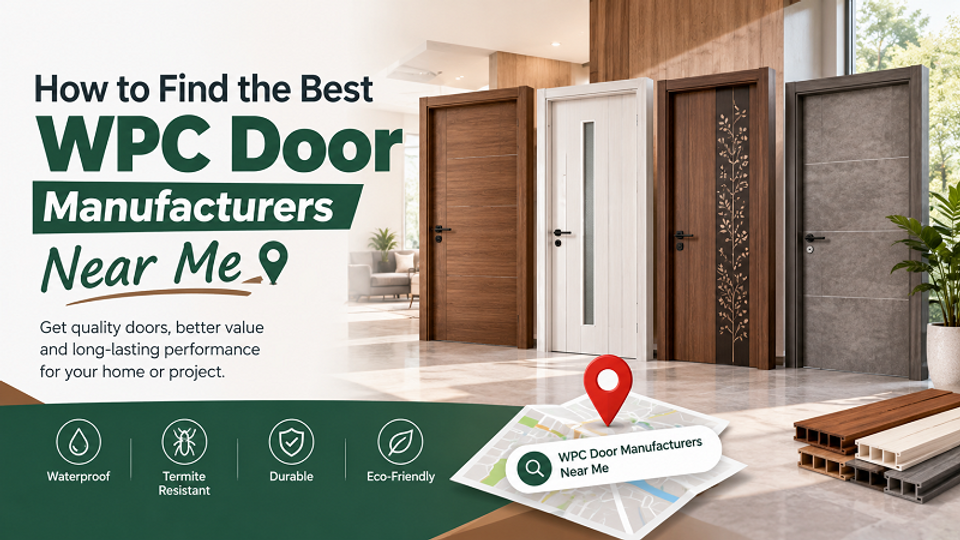 How to Find the Best WPC Door Manufacturers Near Me